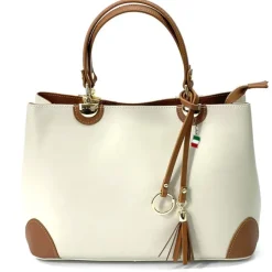 Florence Handtasche Damen Echtleder beige OTF156C