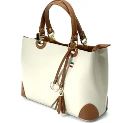 Florence Handtasche Damen Echtleder beige OTF156C