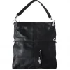 Florence Hobo Bag schwarz Echtleder Damen OTF102S