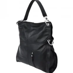 Florence Hobo Bag schwarz Echtleder Damen OTF102S