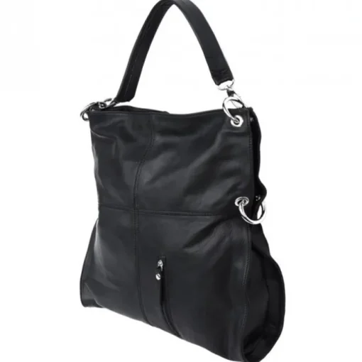 Florence Hobo Bag schwarz Echtleder Damen OTF102S