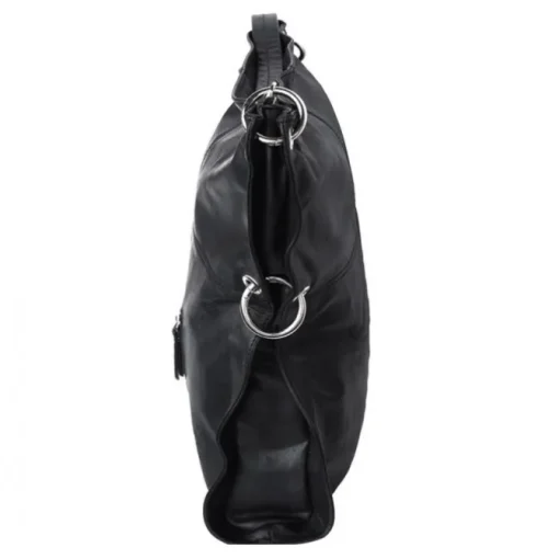 Florence Hobo Bag schwarz Echtleder Damen OTF102S