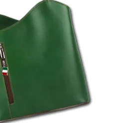Florence 2in1 , Rucksack Rindsleder wandelbar grün braun OTF106G