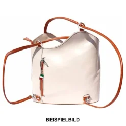 Florence 2in1 , Rucksack Rindsleder wandelbar grün braun OTF106G