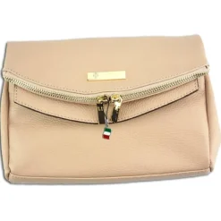 Florence 2in1 Damen Clutch echtes Leder Tasche rosa OTF803A