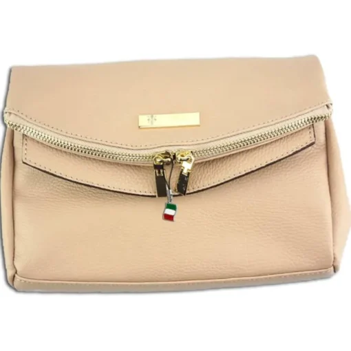 Florence 2in1 Damen Clutch echtes Leder Tasche rosa OTF803A