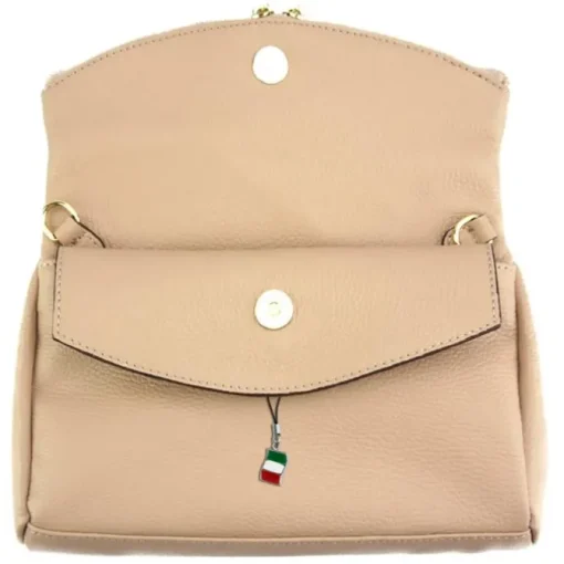 Florence 2in1 Damen Clutch echtes Leder Tasche rosa OTF803A