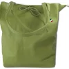 Florence ital. Shopper Echtleder Damen Business olivgrün OTM107G