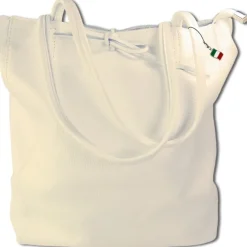 Florence ital. Shopper Echtleder Damen Business beige OTM107I