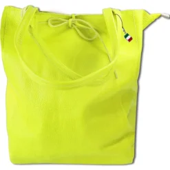 Florence ital. Shopper Echtleder Damen Business gelbgrün OTM107Y