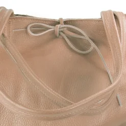 Florence ital. Shopper Echtleder Damen Business altrosa OTM107A
