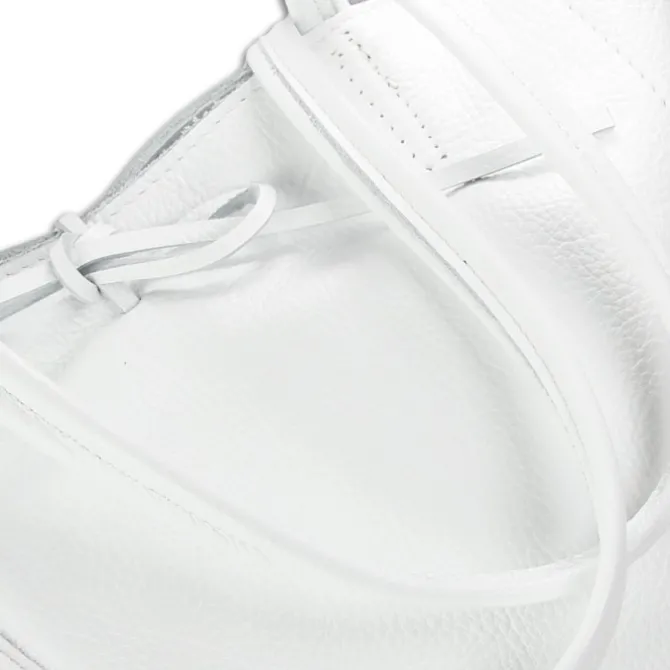 Florence ital. Shopper Echtleder Damen Business weiß OTM107W