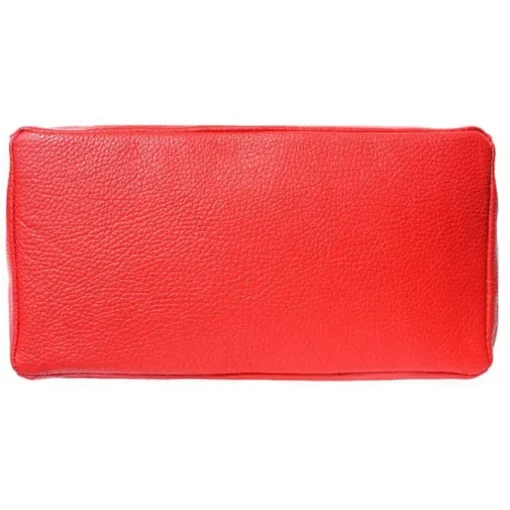 Florence ital. Shopper Echtleder Damen Business rot OTF112R