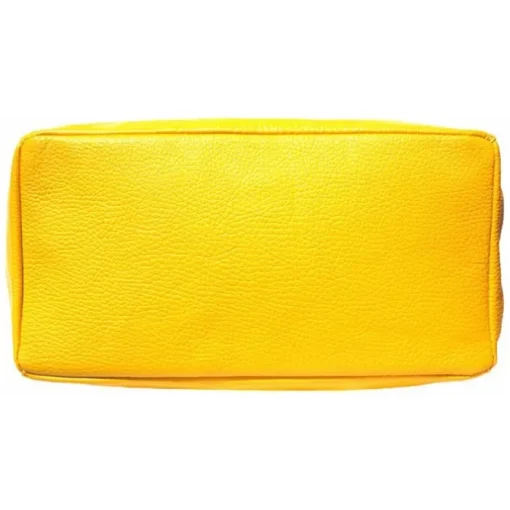 Florence ital. Shopper Echtleder Damen Business gelb OTF112Y