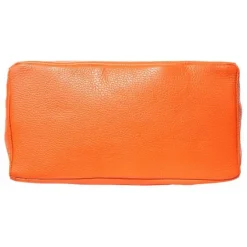 Florence ital. Shopper Echtleder Damen Business orange OTF112O