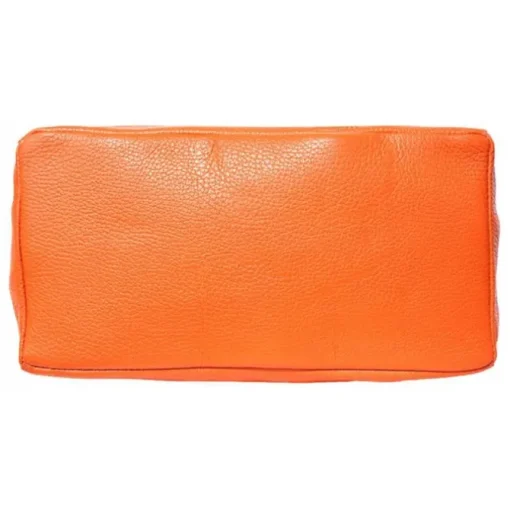 Florence ital. Shopper Echtleder Damen Business orange OTF112O