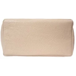 Florence ital. Shopper Echtleder Damen Business beige OTF112C