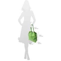 Florence ital. Shopper Echtleder Damen Business orange OTF112O