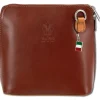 Florence Mini Damen Handtasche echtes Leder braun OTF109N
