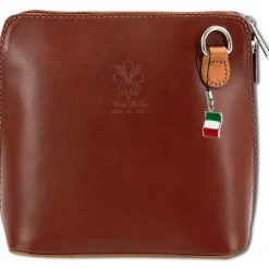 Florence Mini Damen Handtasche echtes Leder braun OTF109N