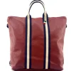 Florence Rucksack Damen Daypack Echtleder rot OTF609R