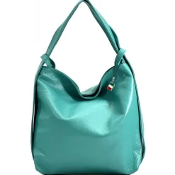 Florence Rucksack Damen Daypack Echtleder türkis OTF611T