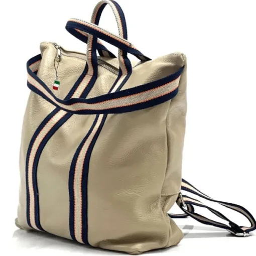 Florence Rucksack Damen Daypack Echtleder taube OTF609C