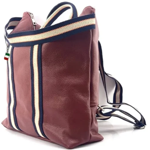 Florence Rucksack Damen Daypack Echtleder rot OTF609R