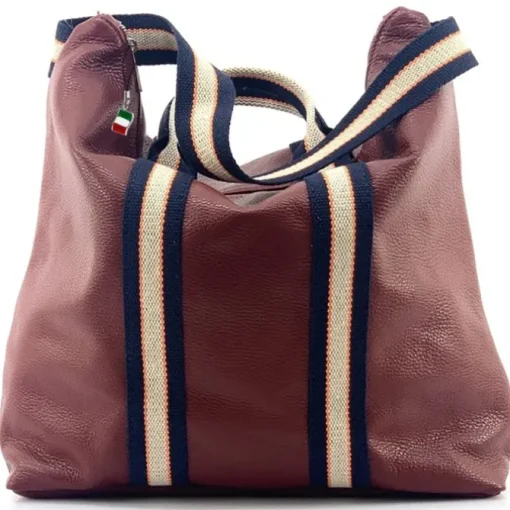 Florence Rucksack Damen Daypack Echtleder rot OTF609R