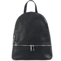 Florence Rucksack Damen Echtleder Cityrucksack schwarz OTF612S