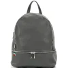 Florence Rucksack Damen Echtleder Cityrucksack dunkles grau OTF612K