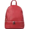 Florence Rucksack Damen Echtleder Cityrucksack rot OTF612R