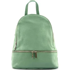 Florence Rucksack Damen Echtleder Cityrucksack hellgrün OTF612L
