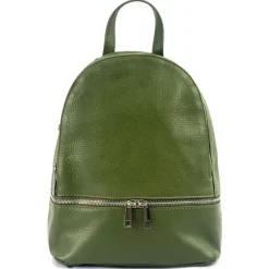 Florence Rucksack Damen Echtleder Cityrucksack grün OTF612G