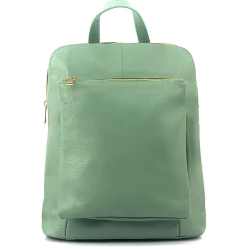 Florence Rucksack Damen Echtleder Cityrucksack hellgrün OTF610L