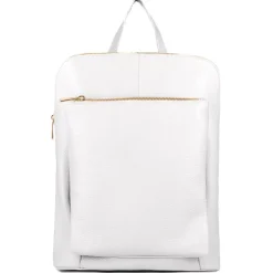 Florence Rucksack Damen Echtleder Cityrucksack weiß OTF610W