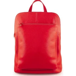 Florence Rucksack Damen Echtleder Cityrucksack rot OTF610R