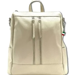 Florence Rucksack Damen Echtleder Cityrucksack beige ORF100I