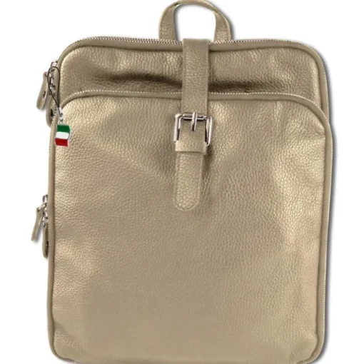 Florence Rucksack Damen Echtleder Cityrucksack taupe ORM102N