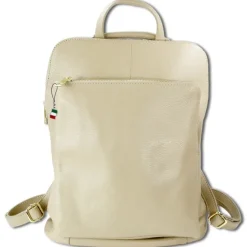 Florence Rucksack Damen Echtleder Cityrucksack beige ORM103I