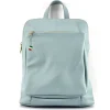 Florence Rucksack Damen Echtleder Cityrucksack hellblau OTF610H