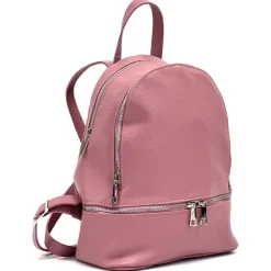 Florence Rucksack Damen Echtleder Cityrucksack rosa OTF612A