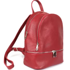 Florence Rucksack Damen Echtleder Cityrucksack rot OTF612R