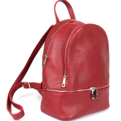Florence Rucksack Damen Echtleder Cityrucksack rot OTF612R