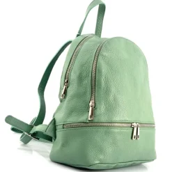 Florence Rucksack Damen Echtleder Cityrucksack hellgrün OTF612L