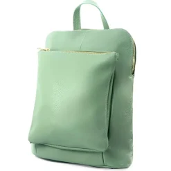 Florence Rucksack Damen Echtleder Cityrucksack hellgrün OTF610L