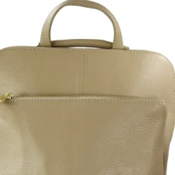 Florence Rucksack Damen Echtleder Cityrucksack taupe ORM103N