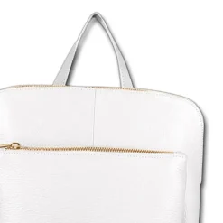 Florence Rucksack Damen Echtleder Cityrucksack weiß OTF610W