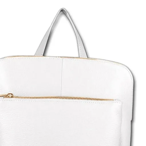Florence Rucksack Damen Echtleder Cityrucksack weiß OTF610W
