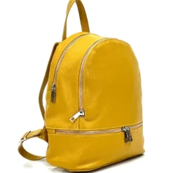 Florence Rucksack Damen Echtleder Cityrucksack gelb OTF612Y